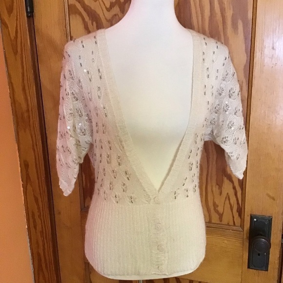 3 for 20 $ bundle The Loft Feminine Beaded & Sequined Cardigan - Picture 9 of 14